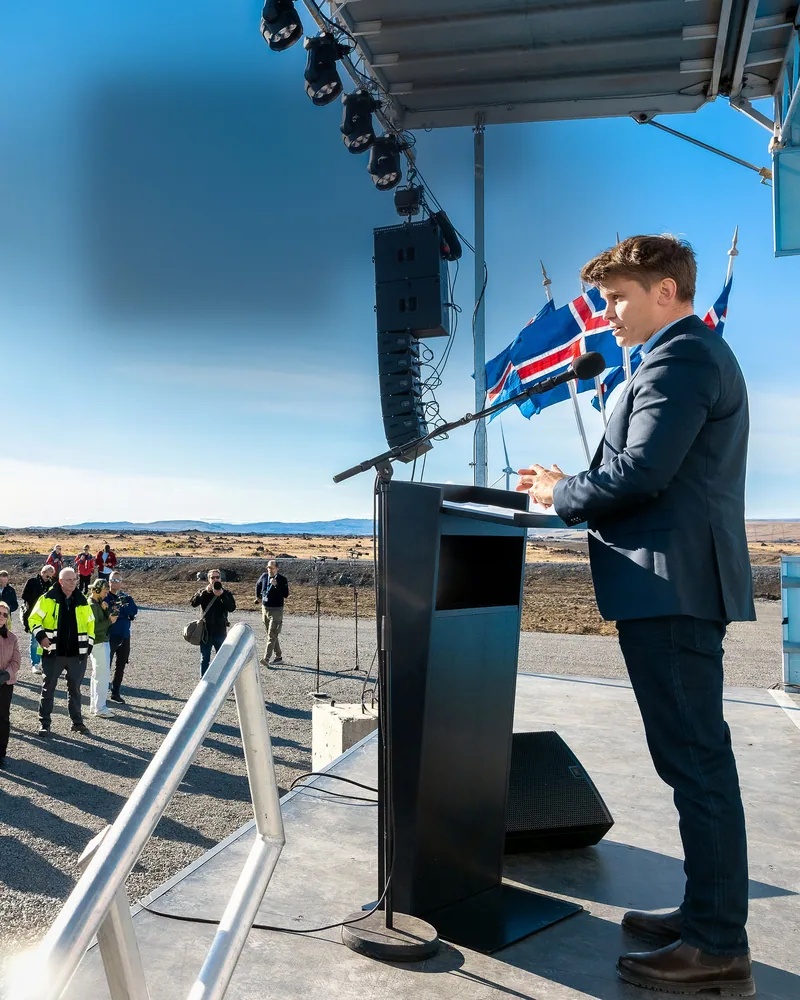 Iceland’s first wind farm on the grid